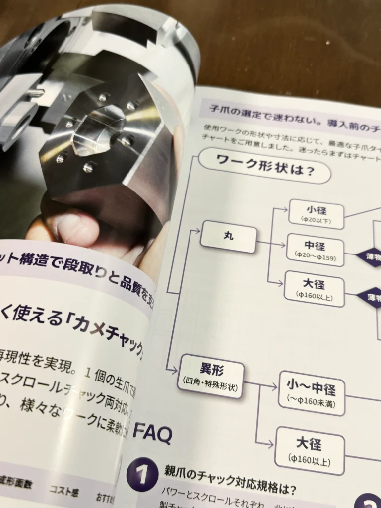 大野精機製品カタログ|金属加工、旋盤加工、マシニングの効率化・省力化を解決